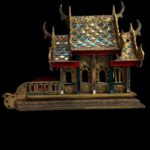 Vintage Gold Spirit House Thailand