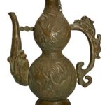 Old Tibetan Dragon Teapot