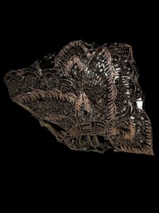 Old Copper Batik Stamp Tjap - Butterfly