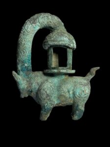 The Ox Beast Shaped Lamp Han Era Style