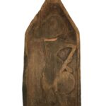 Antique Teak Panel Keris Holder-C