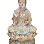 Old Temple Camphor Wood Guan Yin
