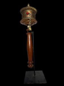 Vintage Tibetan Prayer Wheel - A - Image 2