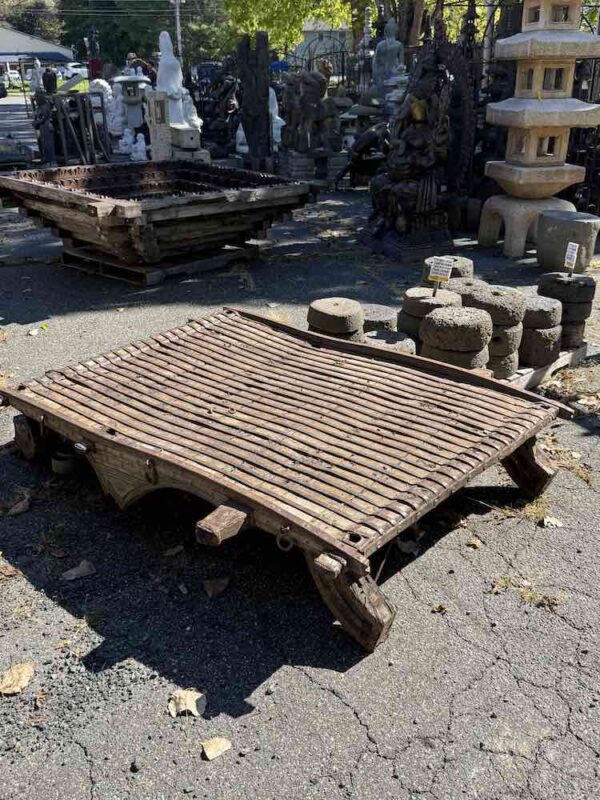 Antique Camel Cart Table Top Rajasthan India - Image 3