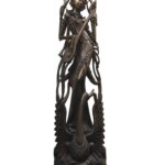 Hand Carved Sono Wood Saraswati