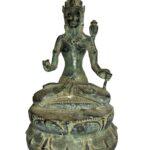 Old Amitabha Buddha headdress Green Tara