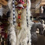 Rangda Dance Mask Hair White