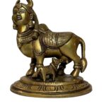 Brass Sculpture Of Kamadhenu