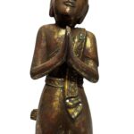 Thai Praying Buddhist Monk