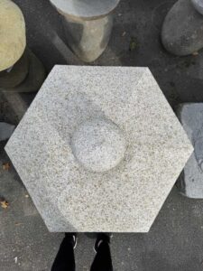 32" Japanese Yukimi Gata Lantern - Image 4