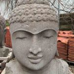 40" Huge Lava Buddha Head