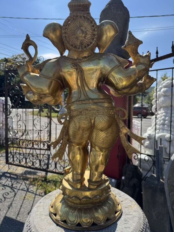 Bronze Ganesha Vighna Ganapati India - Image 5