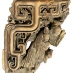 Antique Chinese Corbel Bracket - Fairy Lady