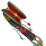 8" Tibetan Wooden Damaru Hand Drum