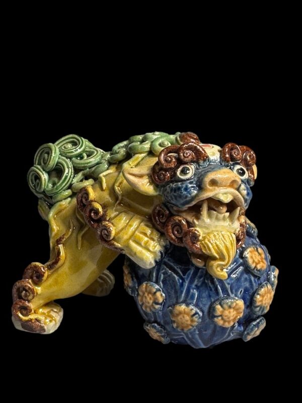 Vintage Porcelain Foo Dog Miniature Figurines - Image 2