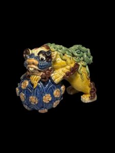 Vintage Porcelain Foo Dog Miniature Figurines - Image 3