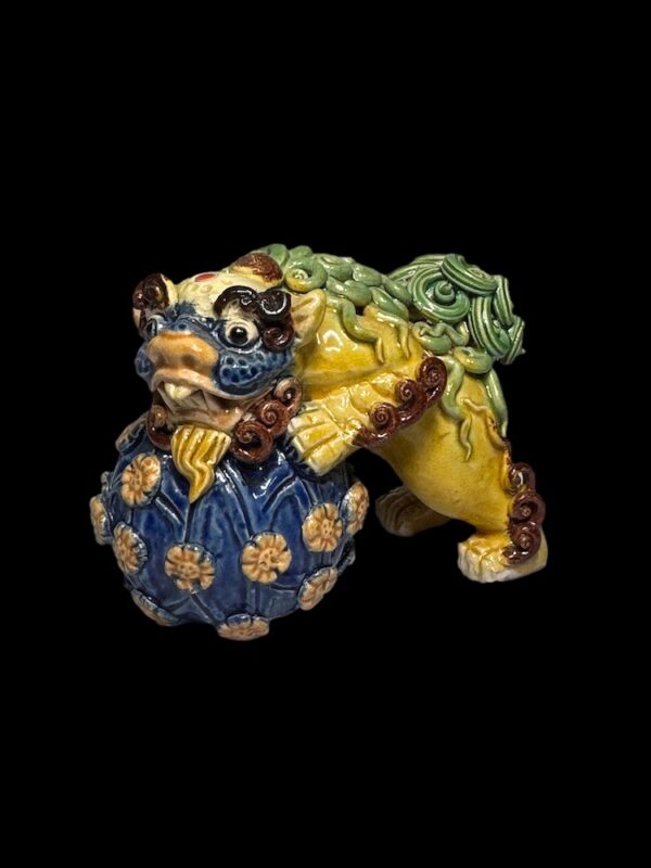 Vintage Porcelain Foo Dog Miniature Figurines - Image 3