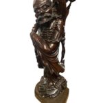 Old Hand Carved Hardwood Bodhidharma