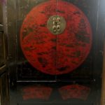 Old Chinese Moon Gate Cabinet