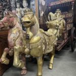 Antique Jade Emperor On Chariot