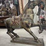 Old Wood Carved Horse
