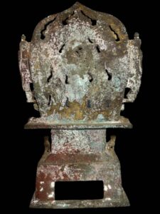 Antique Chinese Buddhism Statue Stella On Stand - Image 3