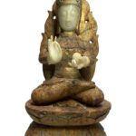 Antique Chinese Nephrite Jade Guan Yin