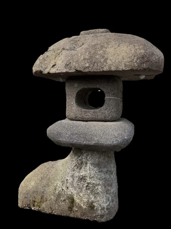 25" Lava Stone Nozura-Doro Lantern - Image 1