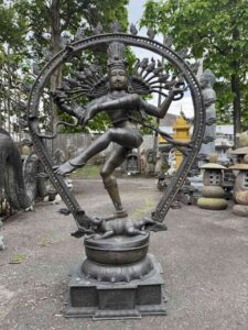 Vintage Brass Dance Shiva Nataraja India