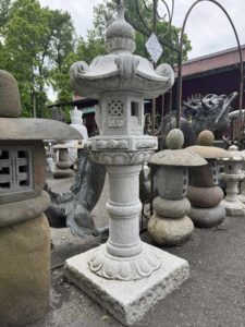 4 Feet Tall Granite Kasuga Doro Lantern - Image 3
