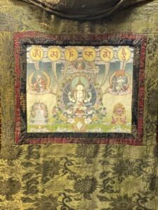 Old Thangka -  Tibetan Buddhas