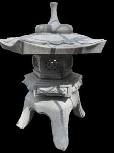 40" Japanese Yukimi Gata Lantern - Image 2