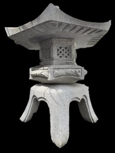40" Japanese Yukimi Gata Lantern - Image 3
