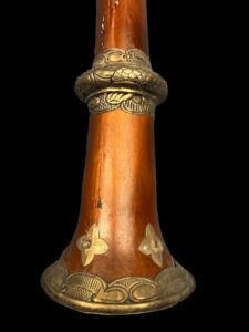 Old Tibetan Buddhist Dungchen Horn - Image 6