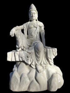 Marble Guan Yin Avalokitesvara Royal Ease - A