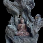 Hand-Carved Buddha From Ancient Wood Root