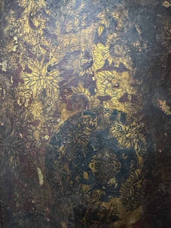 63" Antique Bronze Guan Yin Standing Atop The Lotus Base - Image 9