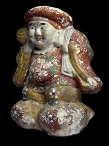 Antique Japanese Wealth God Daikokuten - Image 3