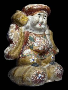 Antique Japanese Wealth God Daikokuten - Image 2