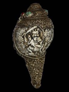 Antique Tibetan Vajrayana Buddhism Manjushri Shankha