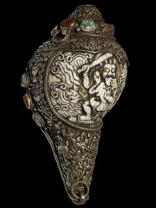 Antique Tibetan Vajrayana Buddhism Manjushri Shankha - Image 2