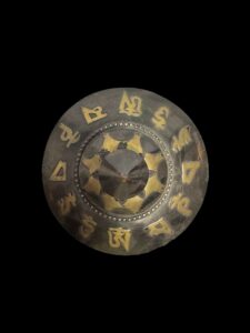 Vintage Large Tibetan Prayer Wheel On Stand - Image 5