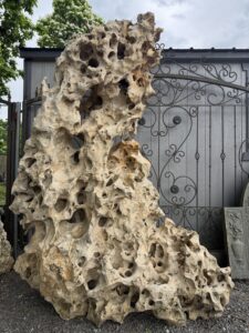 Natural Landscape Marble Scholar Rock- Gongshi Jiashan #8' Ocean Wave