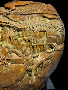 Old Chinese Shoushan Stone Carving - Summer Retreat - Image 3