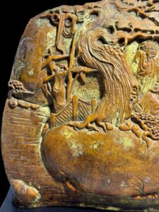 Old Chinese Shoushan Stone Carving - Summer Retreat - Image 5