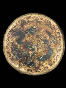 Chinese Dragon Phoenix Temple Processional Drum