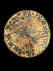 Chinese Dragon Phoenix Temple Processional Drum - Image 3