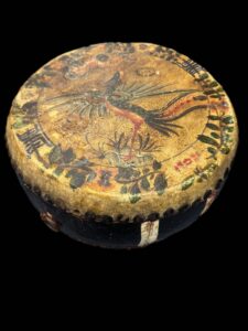 Chinese Dragon Phoenix Temple Processional Drum - Image 4