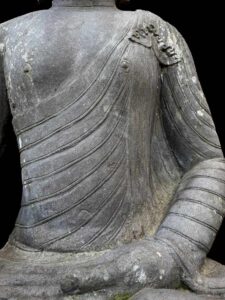 Antique Javanese Temple Buddha Lava Stone - Image 4