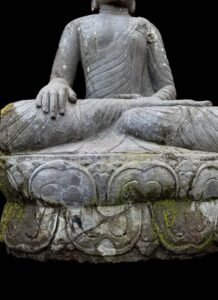 Antique Javanese Temple Buddha Lava Stone - Image 5